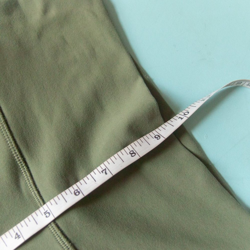ALO Yoga Olive Green High-Waist Moto Leggings - Picture 6 of 10